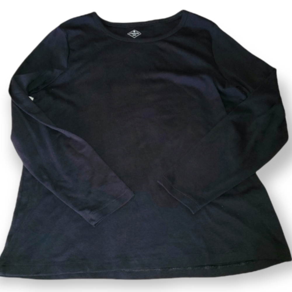 St. John's Bay Black Long Sleeve - Picture 3 of 9